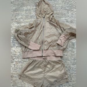 JLUXLABLE Windbreaker Shorts Outfit